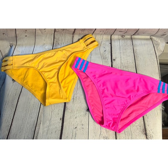 BUNDLE! 4 Different Brands Women's Bikini Bottoms! All SZ L. NWOT. - Picture 4 of 10